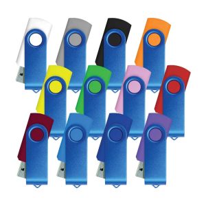 Blue Swivel USB Flas Drives