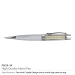 Crystal Metal Pens-PN24-W