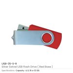 Silver-Swivel-USB-35-S-R