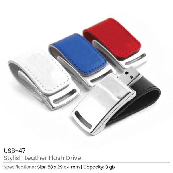 Stylish Leather USB Flash Drives