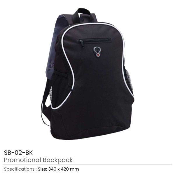 Promotional Backpacks SB-02-BK