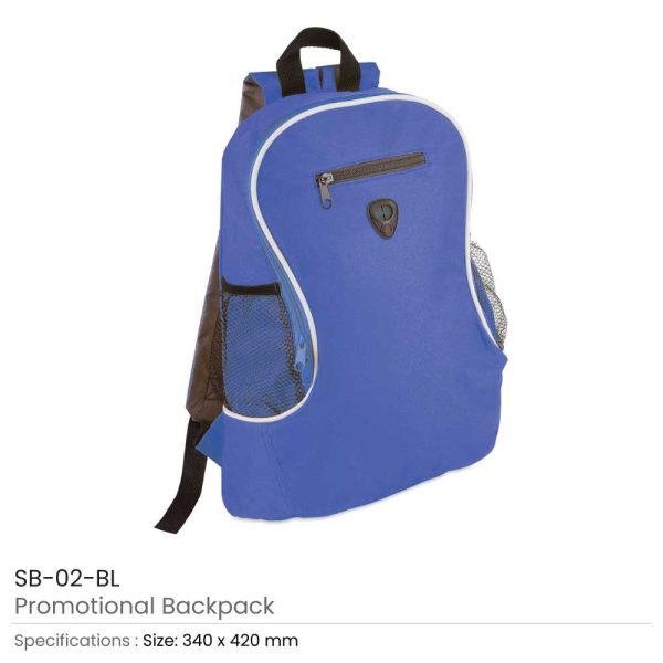 Promotional Backpacks SB-02-BL