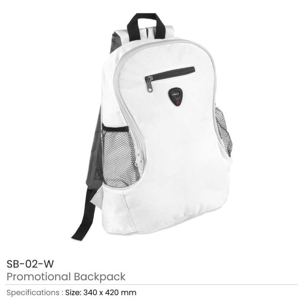 Promotional Backpacks SB-02-W