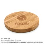 Bamboo Wireless Charger JU-WCP-BR