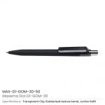 Dot-Pen-with-Transparent-Clip-MAX-D1-GOM-30-50