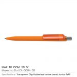 Dot-Pen-with-Transparent-Clip-MAX-D1-GOM-30-53