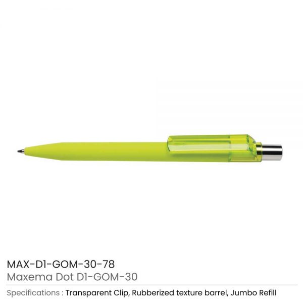 Dot Pens with Transparent Clip 78