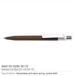 Dot-Pen-with-White-Clip-MAX-D1-GOM-W-73
