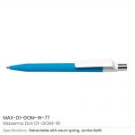 Dot-Pen-with-White-Clip-MAX-D1-GOM-W-77