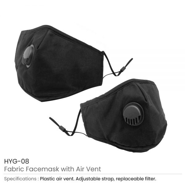 Fabric Face Mask with Air Vent