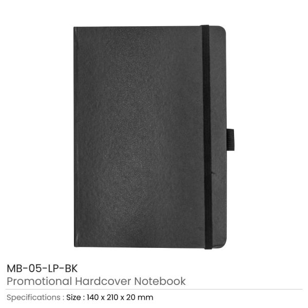 Hard Cover Notebooks Black