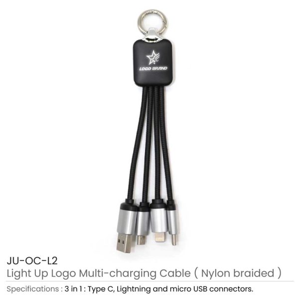 Light Up Multi Charging Cable JU-OC-L2