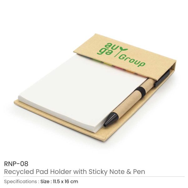 Promotional Notepad with Sticky Note & Pen