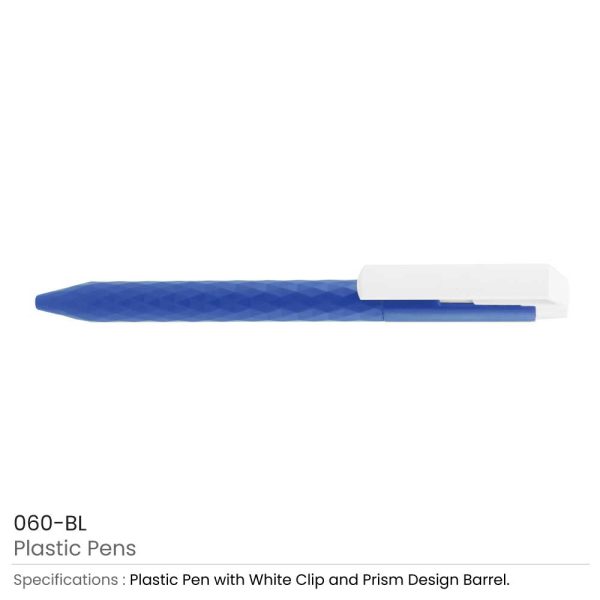 Plastic Pens Blue