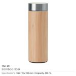 Promotional Bamboo Flask TM-011