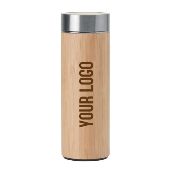 Branding Bamboo Flask TM-011