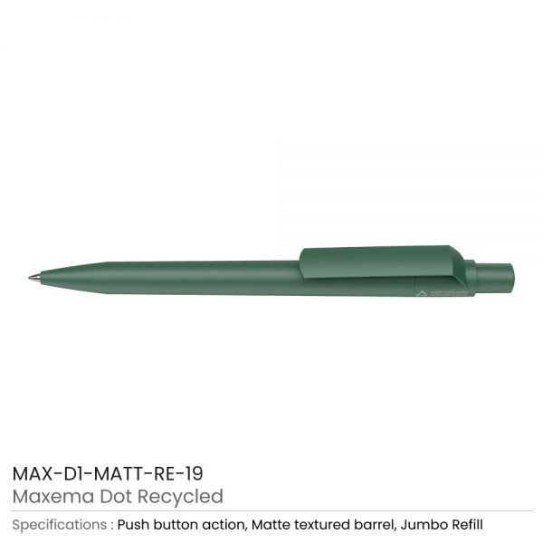 Recycled Pens Maxema Dot 19
