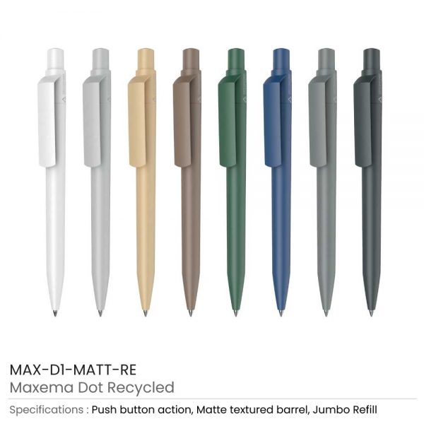 Recycled Pens Maxema Dot
