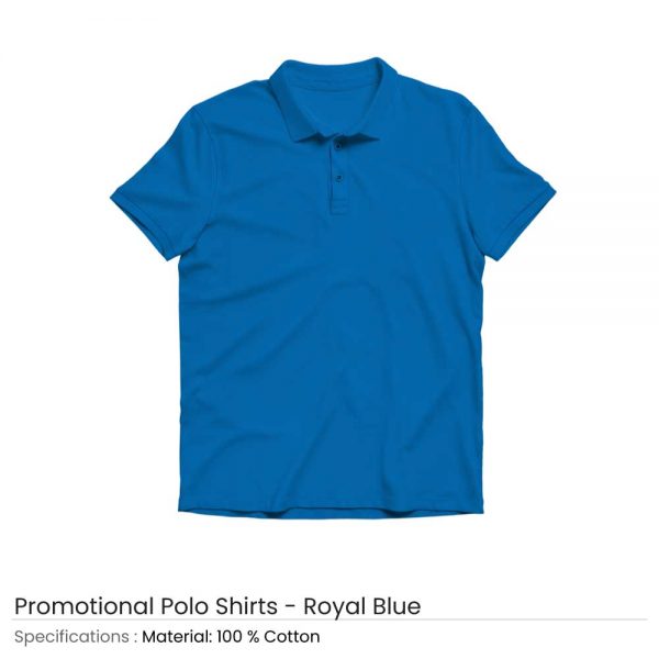 Polo T-shirts Royal Blue