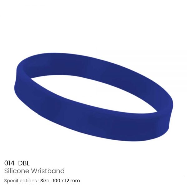 Silicone Wristbands Dark Blue