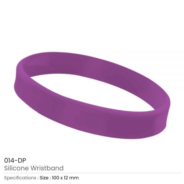 Silicone Wristbands Purple