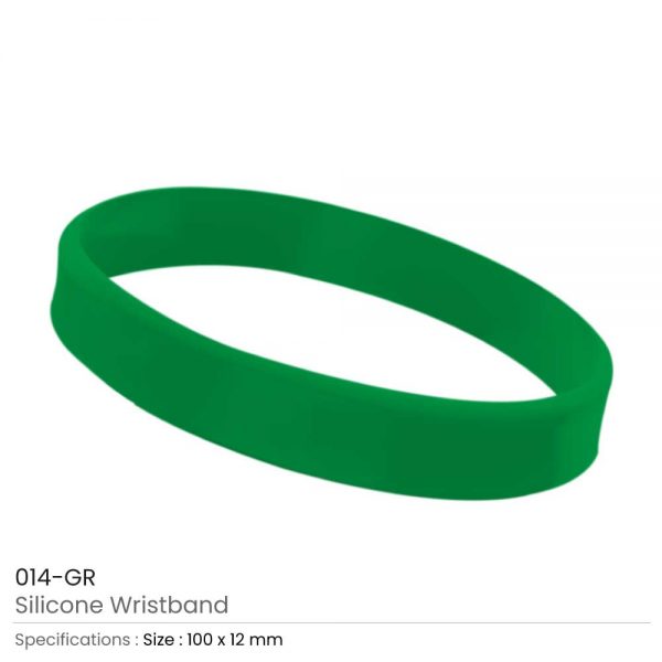 Silicone Wristbands Green