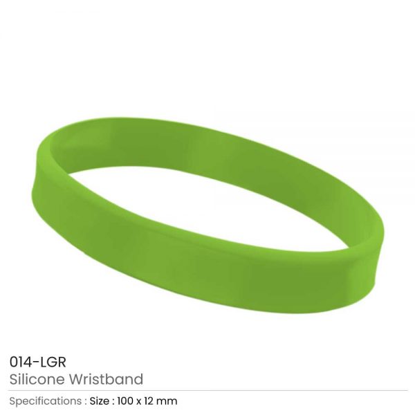 Silicone Wristbands Light Green