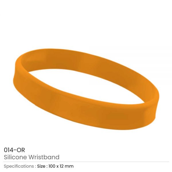 Silicone Wristbands Orange