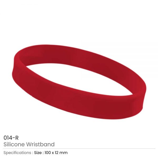 Silicone Wristbands Red