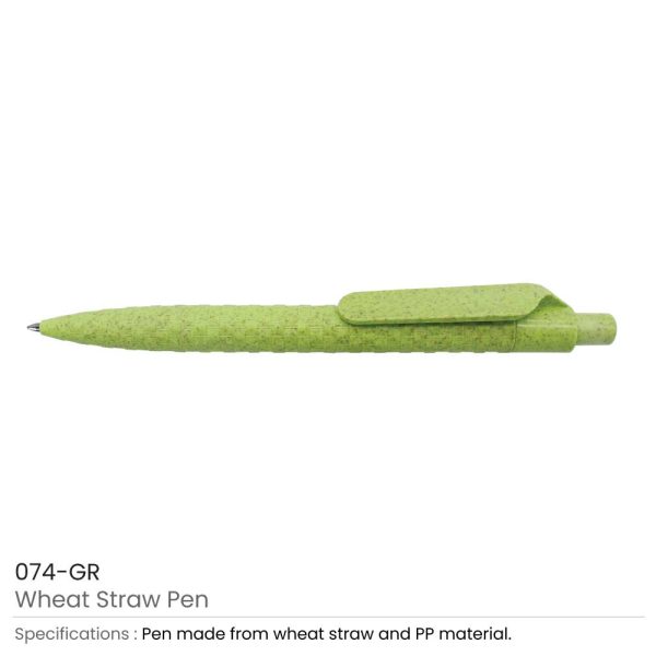 Wheat Straw Pens Green