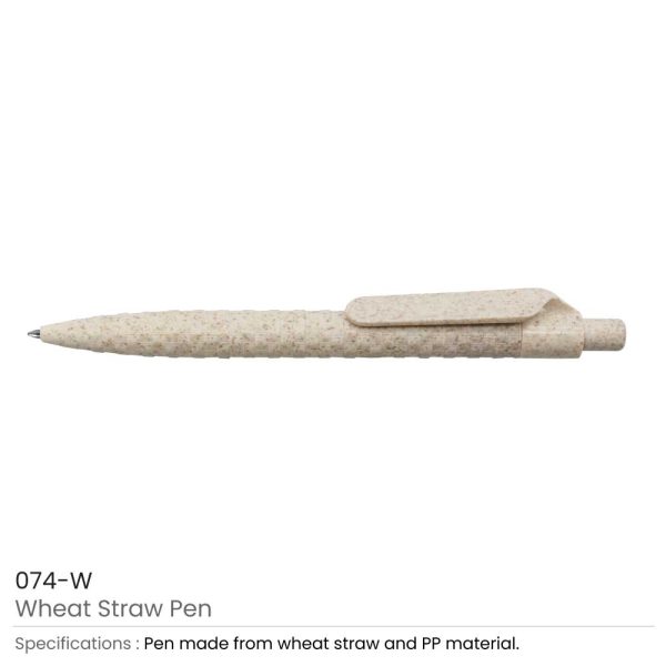 Wheat Straw Pens White