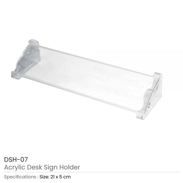 Acrylic Desk Sign Holders