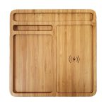 Bamboo Wireless Charger Docking Station