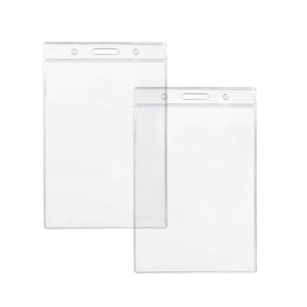 Clear Plastic ID Card Holders