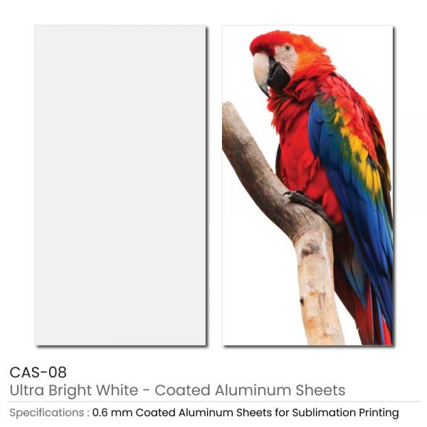 Coated Aluminum Sheets - Ultra Bright White Color
