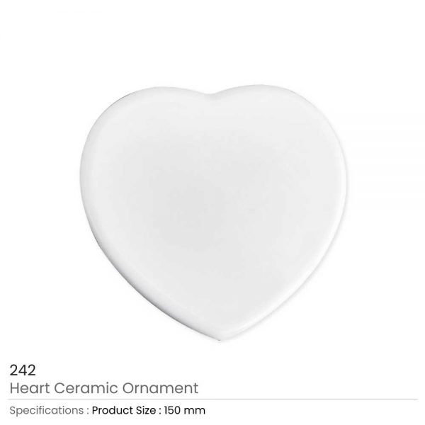 Heart Ceramic Ornaments 15 cm