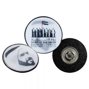 National Day Badges with Sheikh Zayed Picture