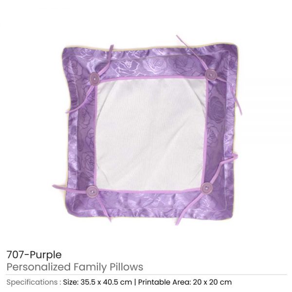 Personalized Pillow Purple