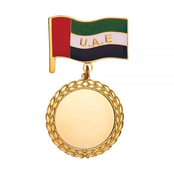 UAE Flag Medal Branded Badges