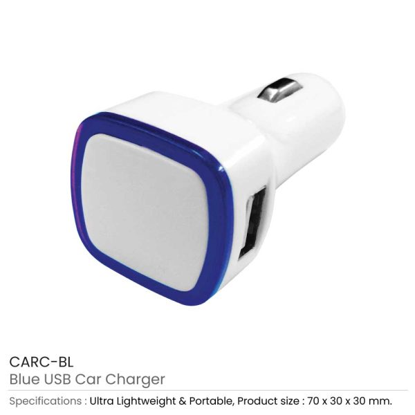 USB Car Charger CARC-BL