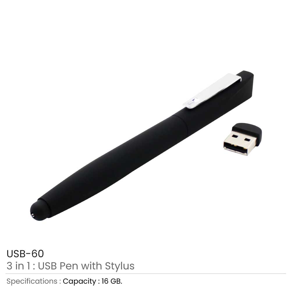 USB Pens with Stylus 16GB