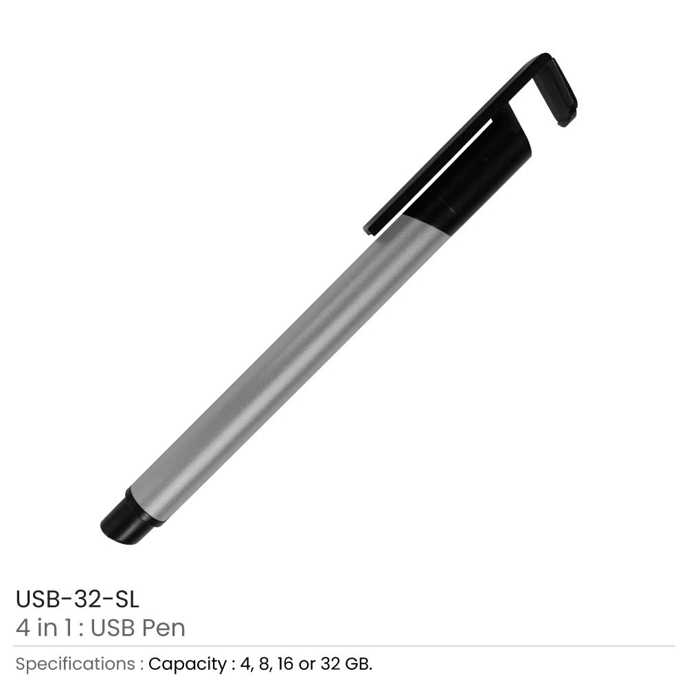 Silver Pens USB