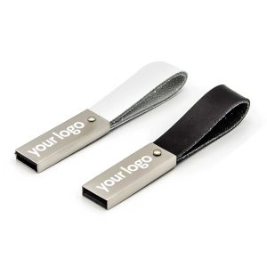 Branding USB Flash Drive with Leather Strap
