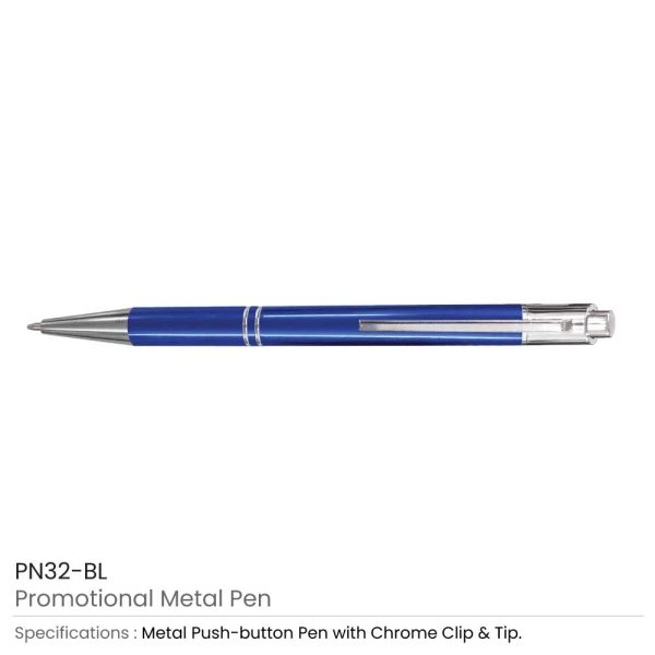 High Quality Metal Pen Blue
