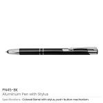 Aluminum-Pens-with-Stylus-PN45-BK