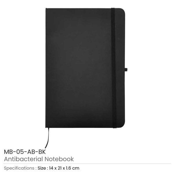 Antibacterial Notebooks Black