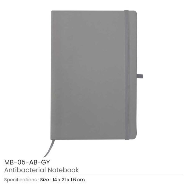 Antibacterial Notebooks Grey
