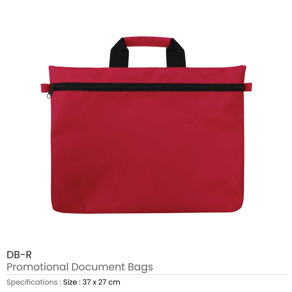 Document Bags Red