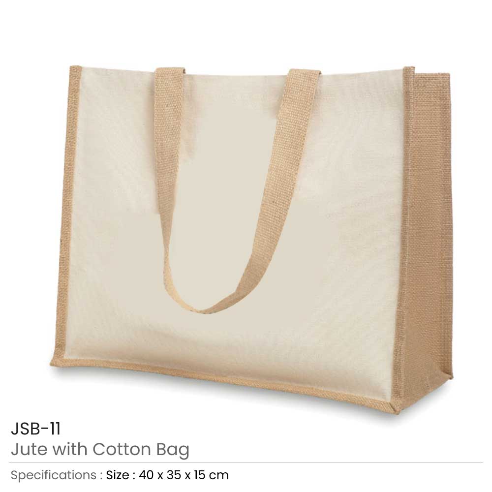 Jute and Cotton Shopping Bags