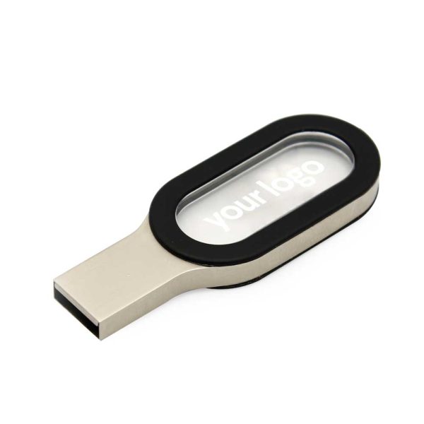 Branding Metal with Crystal USB Flash